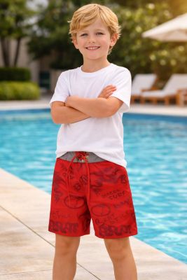 Short de Baño Microfibra Estampado Dragon