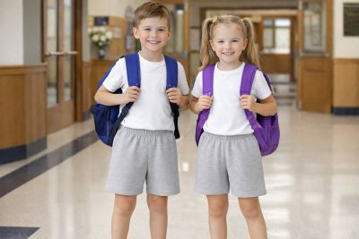 Short Bermuda Algodon Rustico Colegial