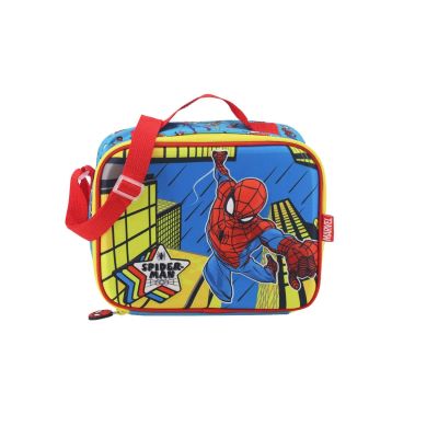 Lunchera Termica Spiderman Hombre Araña - Frente En Relieve 3D