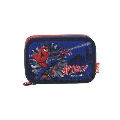 Cartuchera Spiderman Hombre Araña - 2 Divisiones
