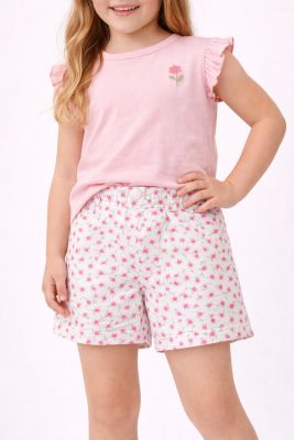 Short Fibrana Estampado