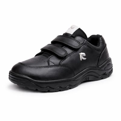 Zapatilla Cuerina Velcro base alta