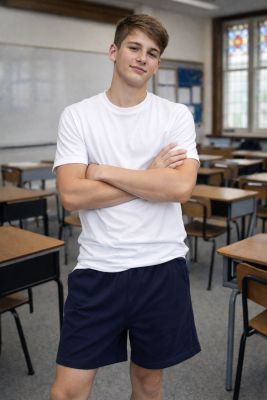 Short de Futbol Tela Gabardina