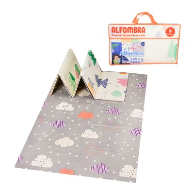 Alfombra Antigolpes Plegable Infantil Reversible 180 Cm X 120 Cm X 0.8 Cm
