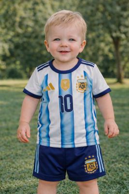 Conjunto Futbol  Argentina Messi  Remera / Short