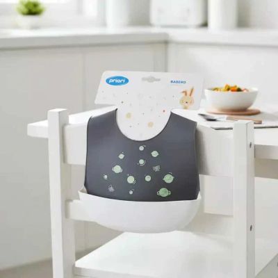 Babero Silicona Con Estampa De Planetas