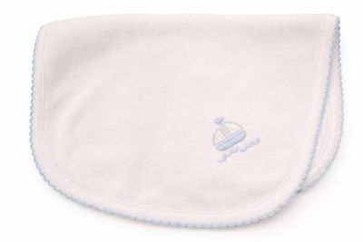 Babita Toalla y Algodon Liso Bordado Con Picot