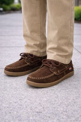 Nautico Gamuza con Cordones