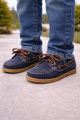 Nautico Gamuza con Cordones