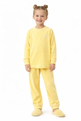 Pijama Invierno Remera Manga Larga y Pantalon Liso