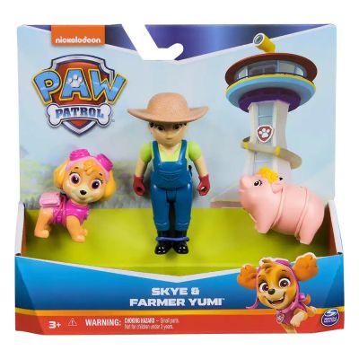 Set De Figuras Paw Patrol - Skye & Farmer Yumi
