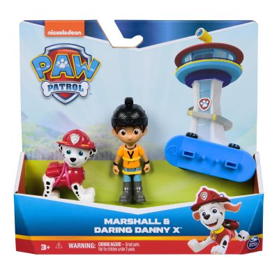 Set De Figuras Paw Patrol - Marshall & Daring Danny X