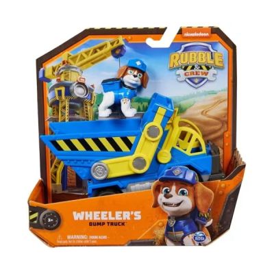 Paw Patrol Rubble & Crew Vehiculo Con Figura - Wheeler's