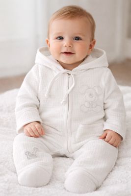 Enterito Matelase Con Cierre Capucha