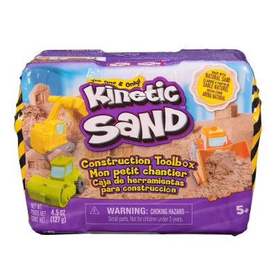 Arena Caja De Herramientas Para Construcción - Kinetic Sand Construction Toolbox - Masa