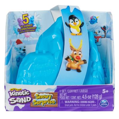 Playset Arena Invierno - Kinetic Sand Snowy Surprise - Masa