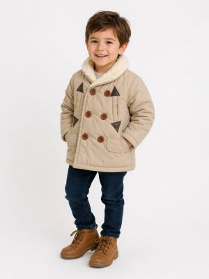 Tapado con Interior Micropolar y Cuello Cordero