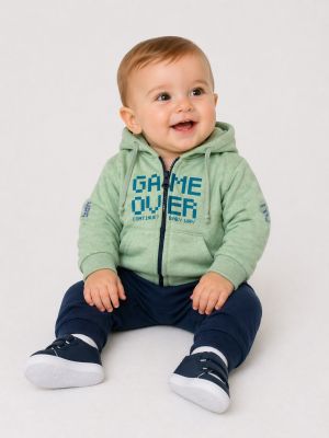 Campera Algodon de Frisa con Capucha