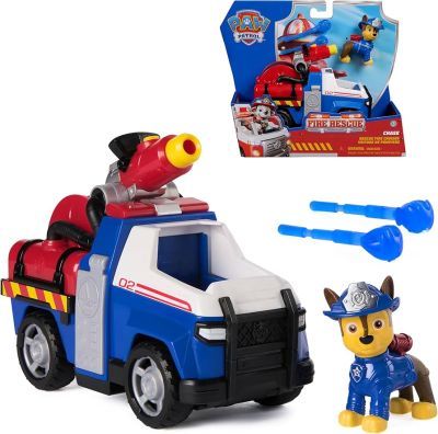 Paw Patrol Fire Rescue: Vehículo de Rescate de Chase - Chase Rescue Fire Cruiser