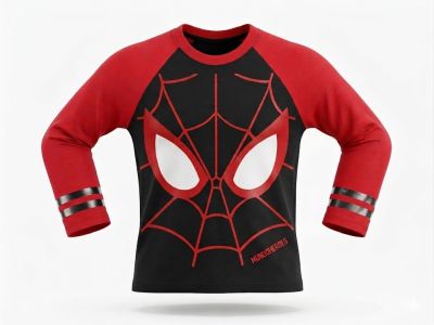 Remera Personaje Manga Larga Spiderman