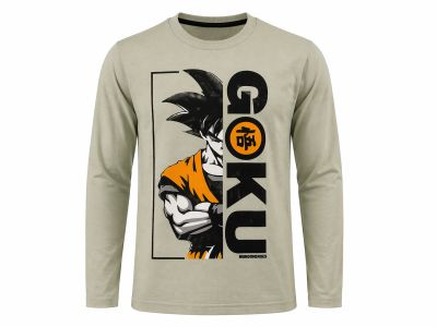 Remera Personaje Manga Larga Goku