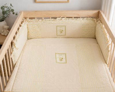 Acolchado Premium  Funcional C/Chichonera Reversible Gabardina