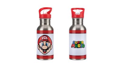 Botella De Acero Inoxidable De Super Mario - 500 Ml
