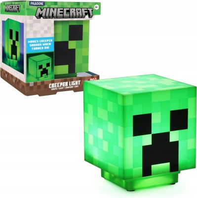 Lampara Icons Minecraft Creeper - Con Sonido