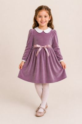 Vestido Shifon Cuello Gaza
