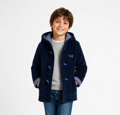 Campera de Corderoy con Capucha Desmontable