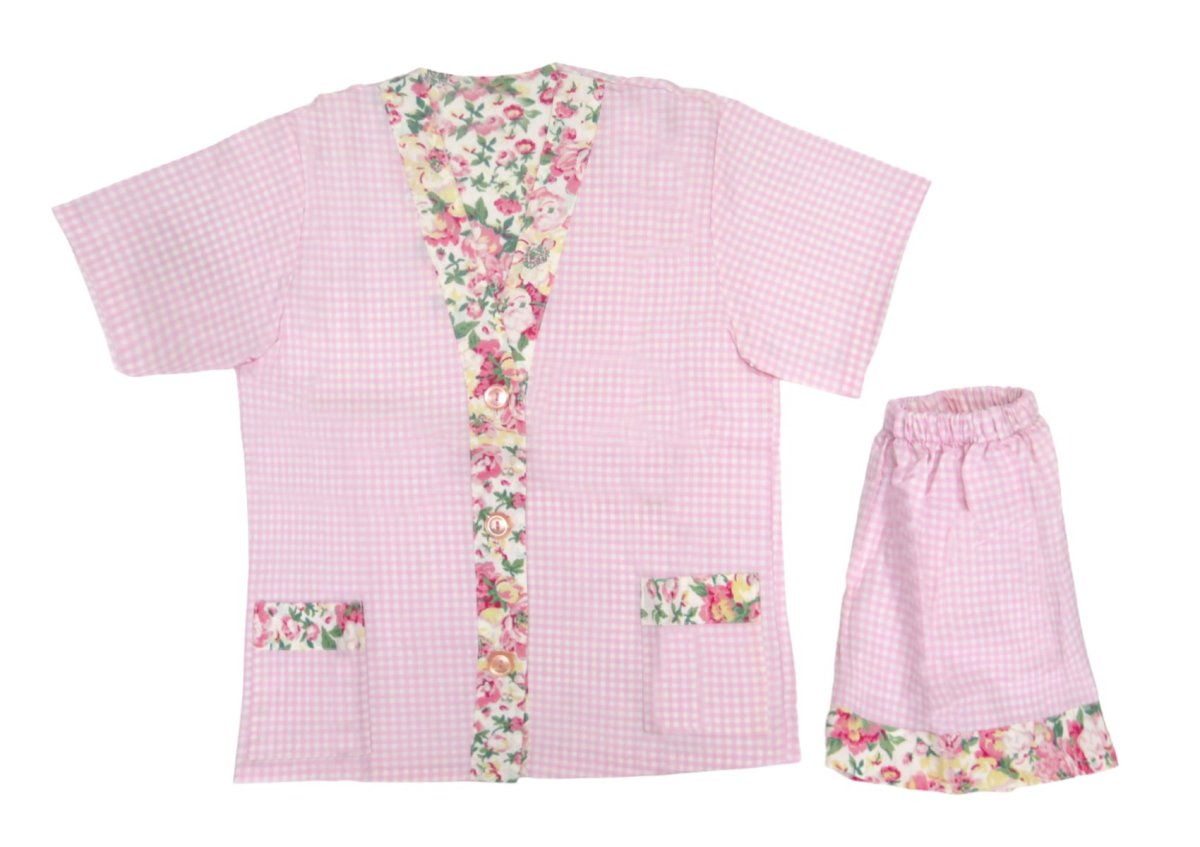 Pijama Varios Abotonado abierto adelante Popurri