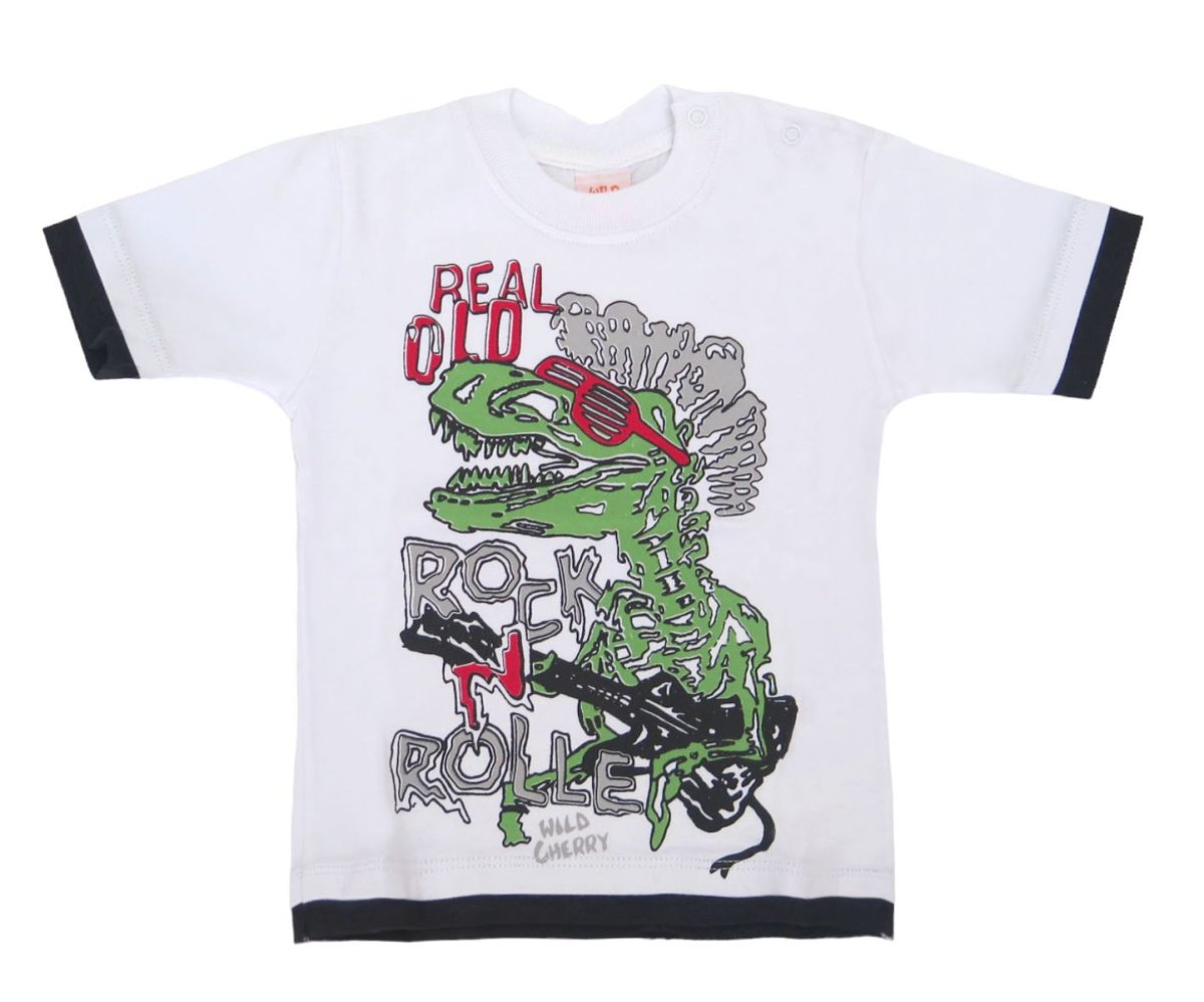 Remera Manga Larga bordado flor Rayada