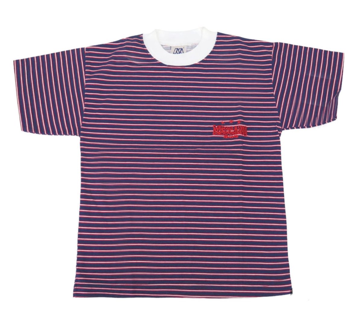 Remera Manga Corta Rayada