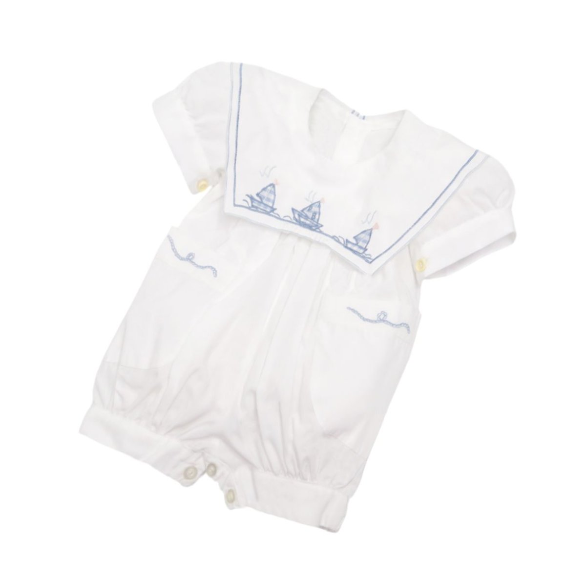 Enterito Babucha Batista Con Cuello Bordado