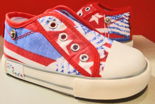 zapatillas de tela elastizada 19-26