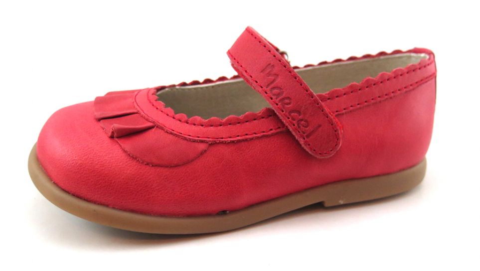 Balerina de Cuero con Volados con Velcro