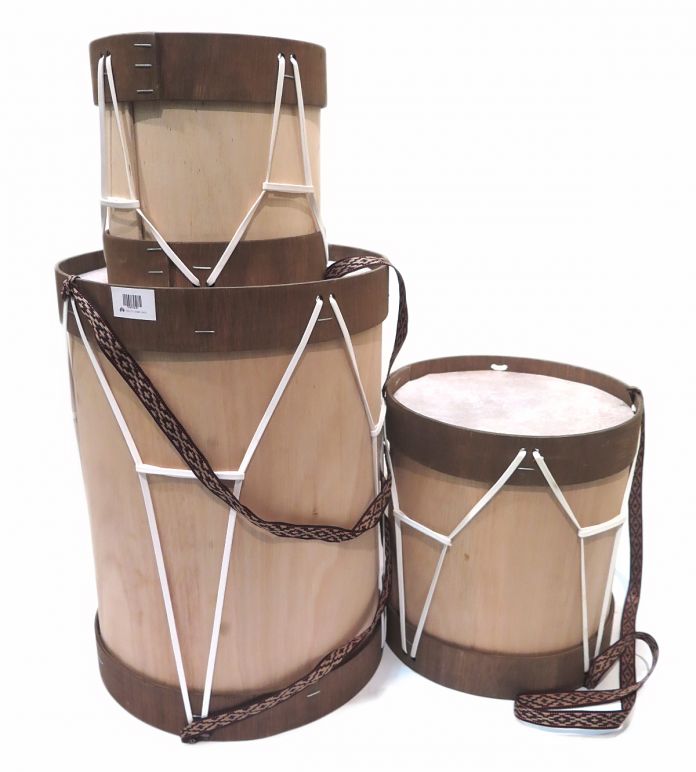 Bombo Mediano instrumento de percusi gaucho folclore 24 Cm.