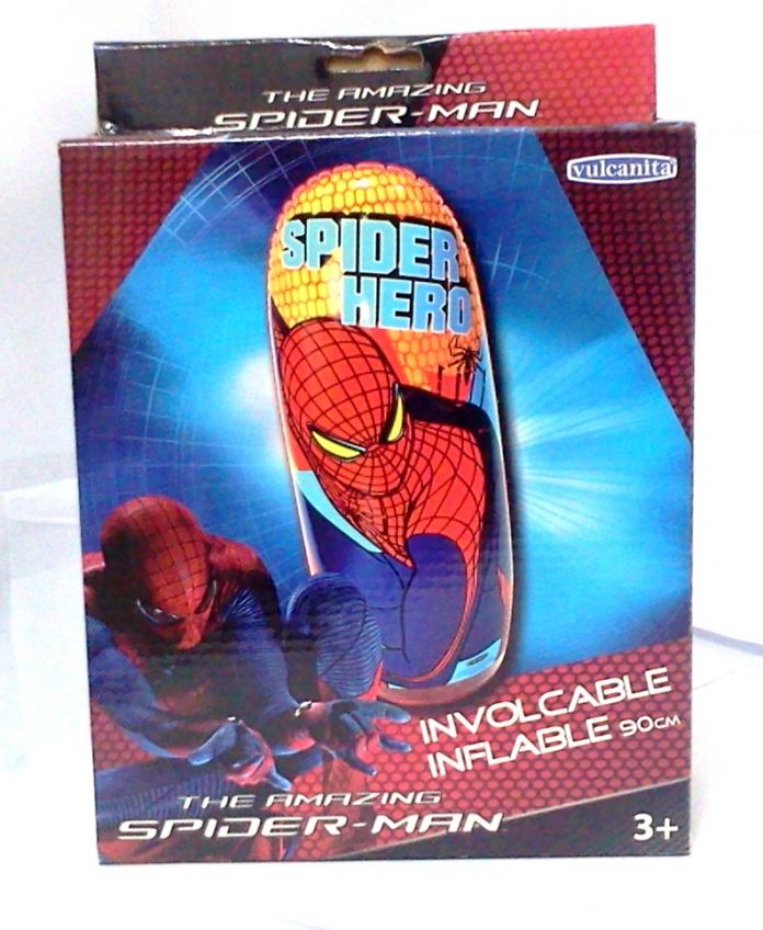 Involcable Inflable Con Base Para Llenar de Spiderman Hombre Araña