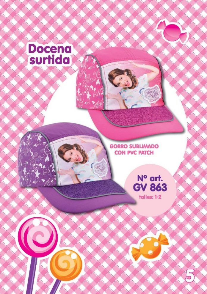gorro cap Violetta