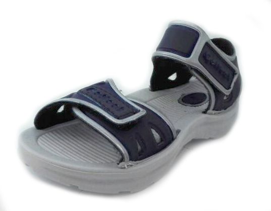 Sandalias de Goma con Doble Velcro