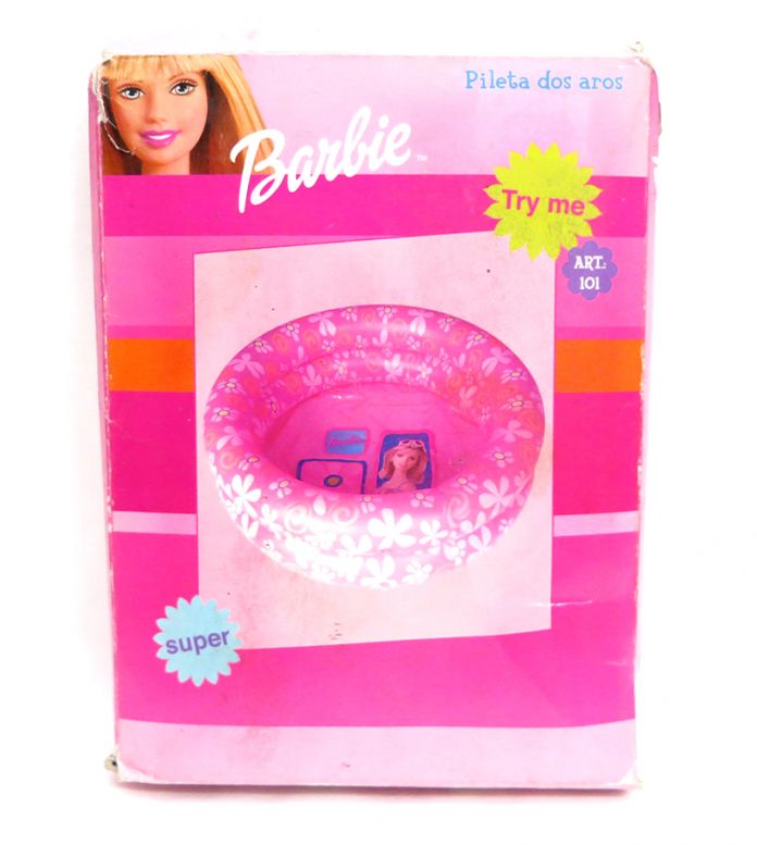 Pileta inflable con Barbie de 2 tubos