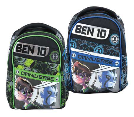 Mochila Espalda Ben 10 Jardin Omniverse con vivos brillantes