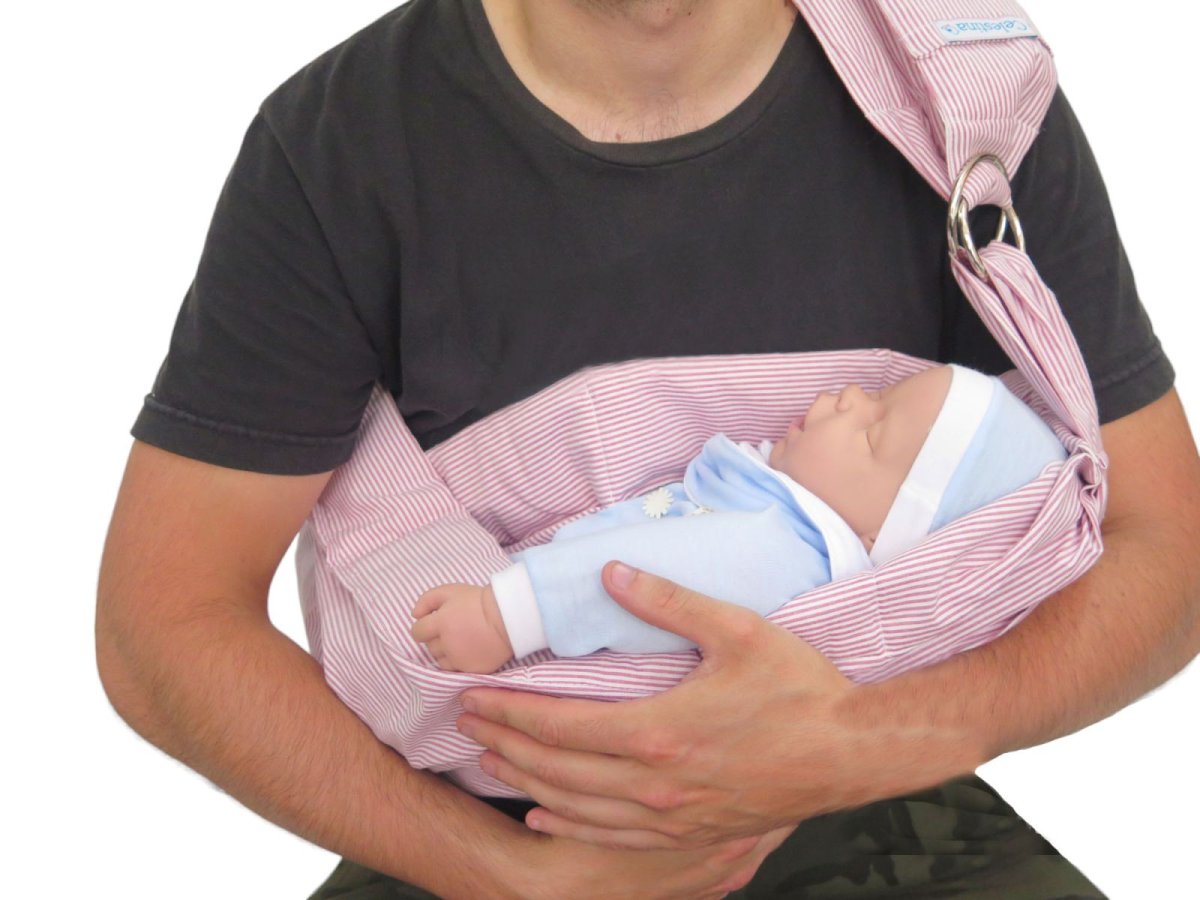 Mochila Portabebe T/Wawita - Rayado Rojo