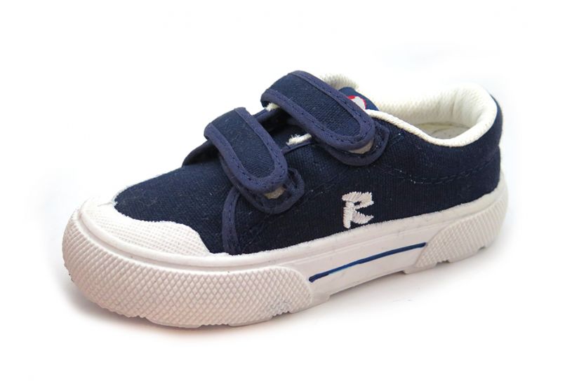 Zapatilla De Lona Con Velcro