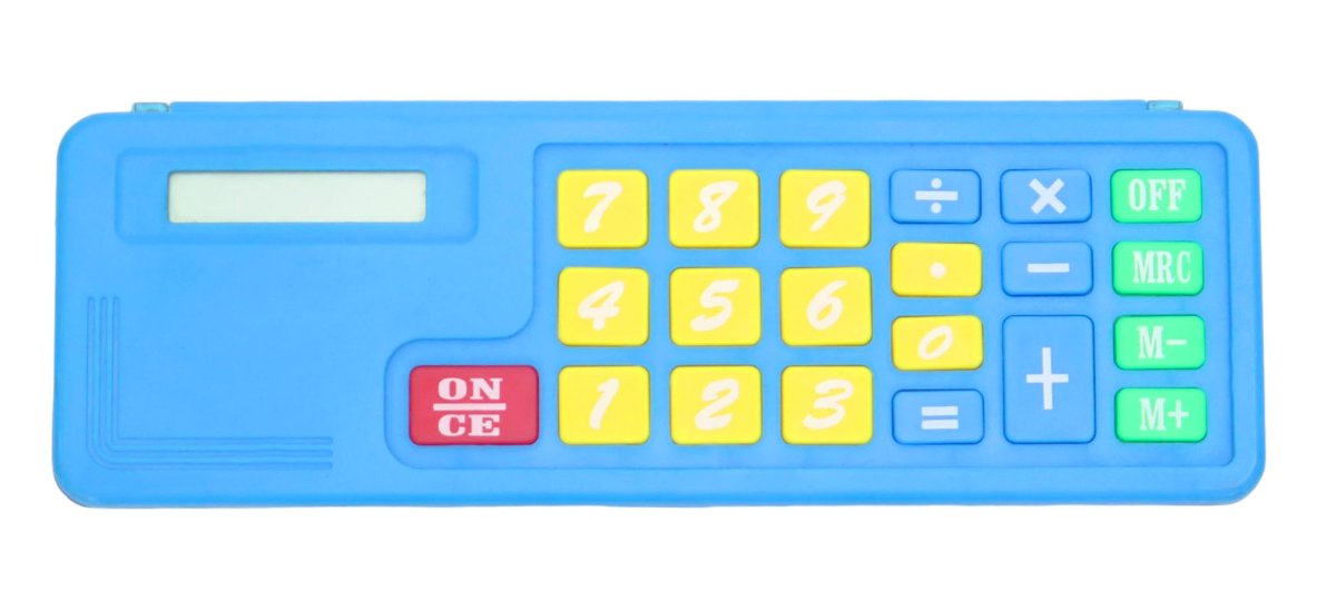 Cartuchera Rigida con Calculadora