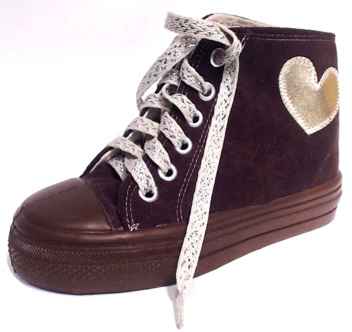 Bota Basket Gamuza Corazon Bordado