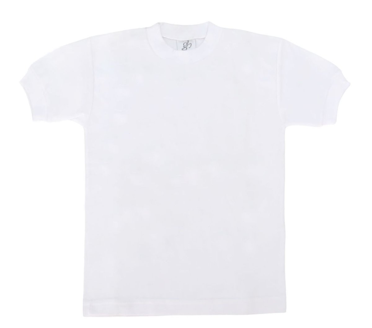 Remera Pique Manga Corta Lisa Colegial