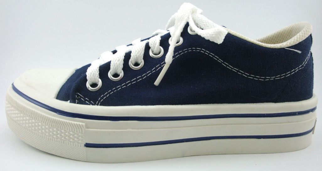 Zapatilla Medio Basket Lona Cordon Base Alta