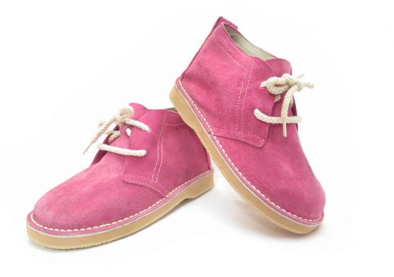 Bota Cordon Gamuza Goma Crepe