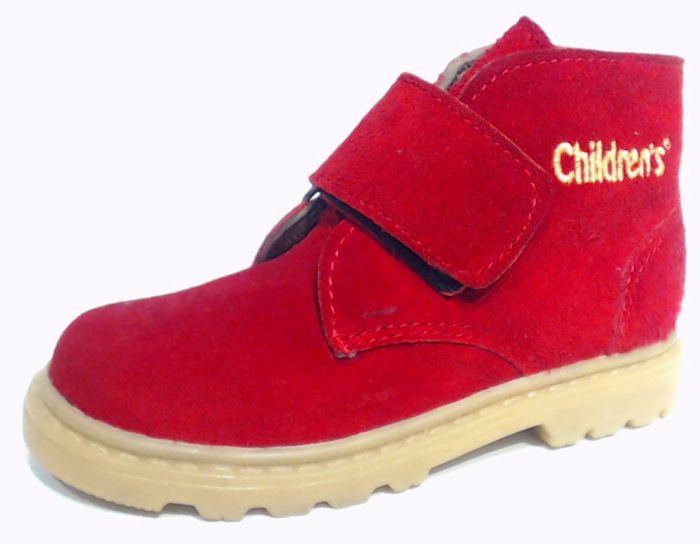 Bota Botita Gamuza Velcro Abrojo